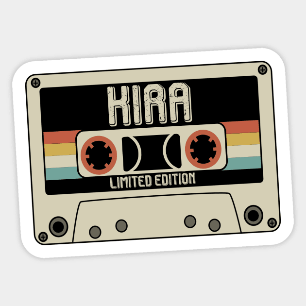 Kira - Limited Edition - Vintage Style Sticker by Debbie Art